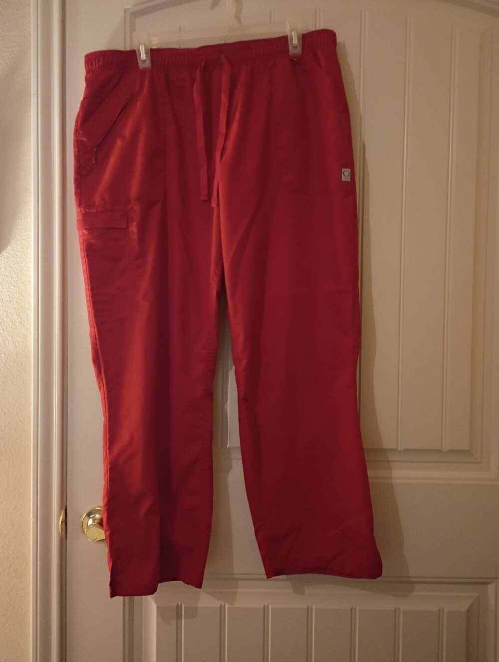 : Maevn EON Red Cargo Scrub Pants Size XL Petite